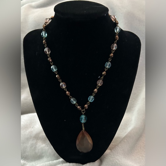 Lovingly used Cookie Lee mud fairy pendant necklace with matching earrings set - Picture 2 of 8